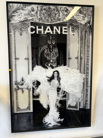Indrammet plakat CHANEL PARIS 70x100 cm