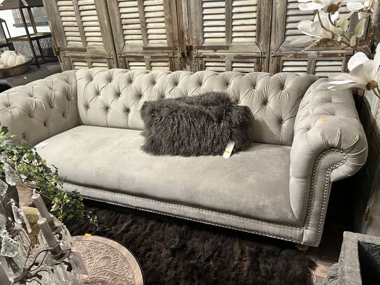 3-personers sofa SILVIA NATUR VELOU