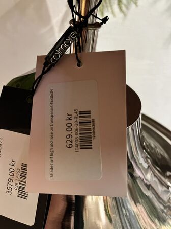 Bordlampe   39x39x71