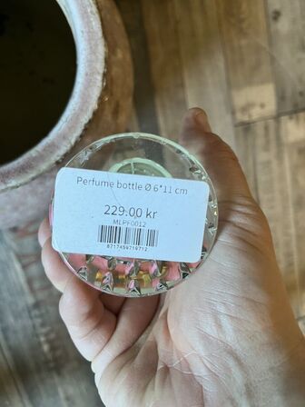 Perfume bottle Ø6x11 CM