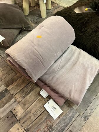 Tæppe LILAC VELVET THROW 130x200 cm