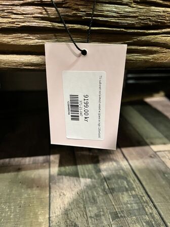 TV bord i træ 120x40x50 cm