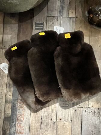 3 stk. Varmedunke i pels