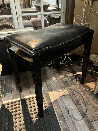 Skammel m. Lædersæde