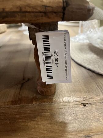 Osteklokke inkl. Opsats på fødder