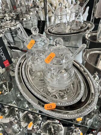 Sølvfad mm. COLMORE