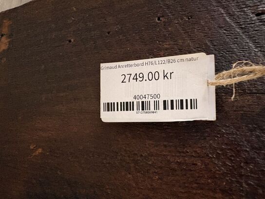 Anretterbord GRIMAUD 76x122x26 cm