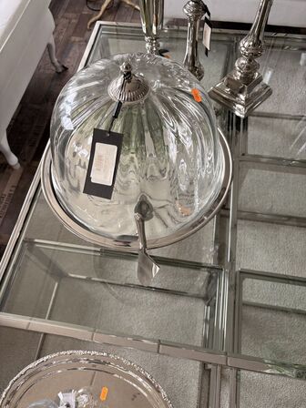 Kagefad m. Glasklokke