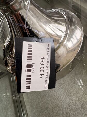 2 stk. Lysestager inkl. Vase m. Blomster