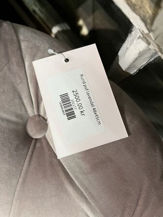 Puf BYLIVING COPENHAGEN 48x45 cm