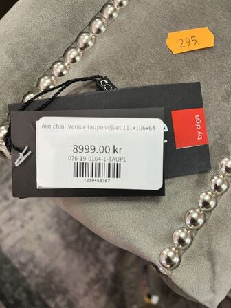 Længestol VENICE TAUPE 111x106x64 cm