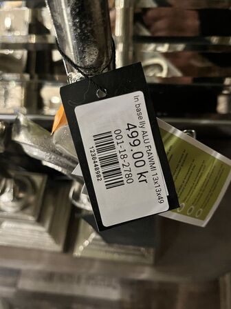 3 stk. Lamper u. Skærm COLMORE 13x13x49 cm