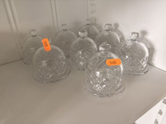 12 stk. Fyrfadsholder mm.