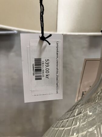 Bordlampe i glas CEST BON