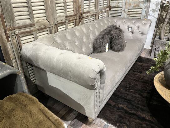 3-personers sofa SILVIA NATUR VELOU