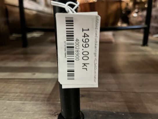 Sofabord m. Udskæring 41,5x60 CM