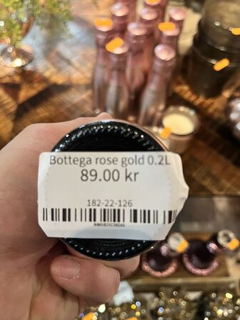 13 stk. Champagne BOTTEGA ROSE GOLD