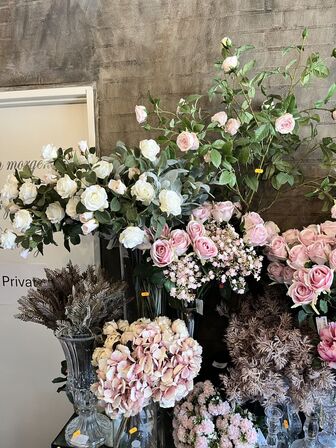 Div. Blomster i plast