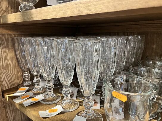 25 stk. Champagneglas