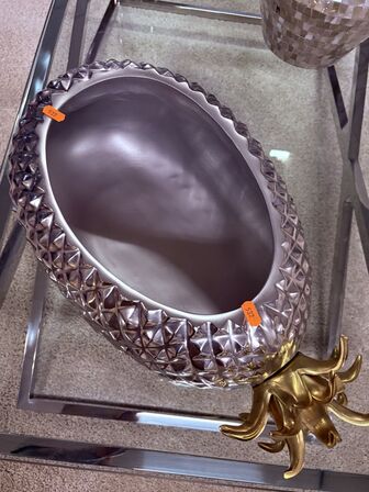 Ananas bowle KRONE 1 55x30x20 cm.