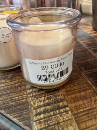 2 stk. Duftlys CHIC ANTIQUE