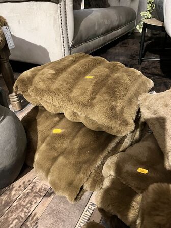 Galena plaid m. Pude 130x180/45x45 CM