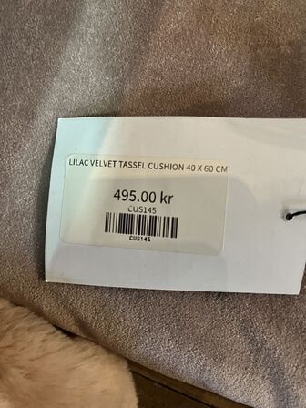 3 stk. Puder 40x60 cm