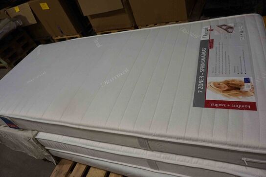 Diamant 7-zoners springmadras 90x200x19 cm