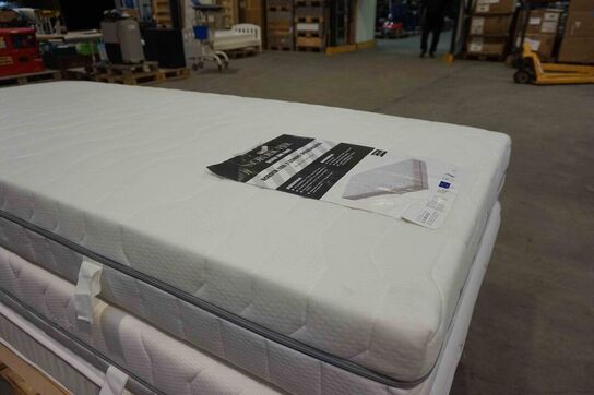 Nordisk Fjer 7-zoners springmadras 90x200x19 cm 