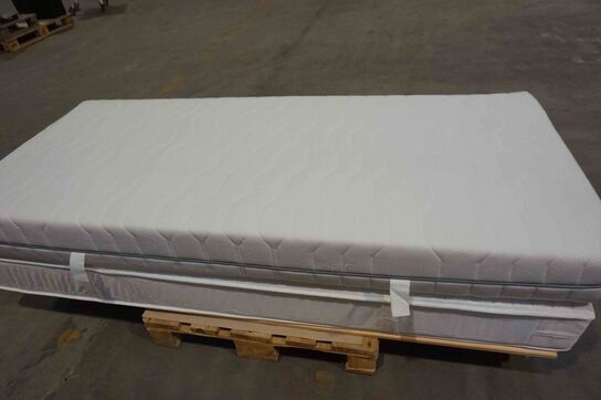 Nordisk Fjer 7-zoners springmadras 90x200x19 cm 