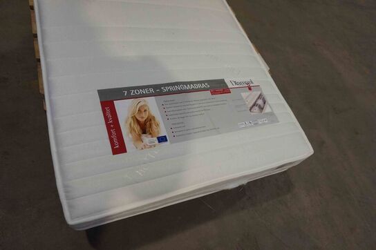 Diamant 7-zoners springmadras 90x200x19 cm