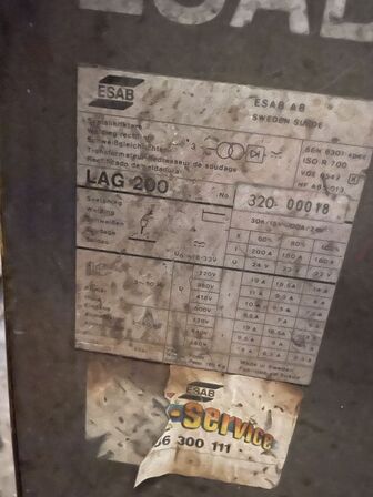 Svejseværk ESAB LAG 200