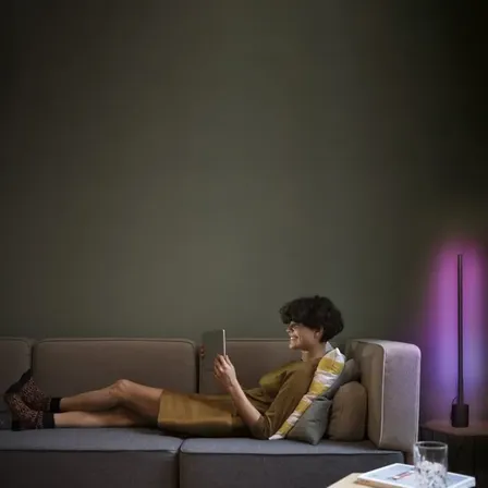 Ledvance gulvlampe corner slim 8 watt led wifi sort(ubrugt)