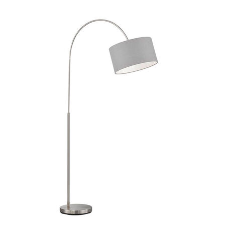 Fischer og honsel arc gulvlampe mat nikkel 170 Cm(ubrugt)