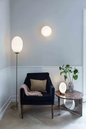 Halo design twist oval gulvlampe messing(ubrugt)