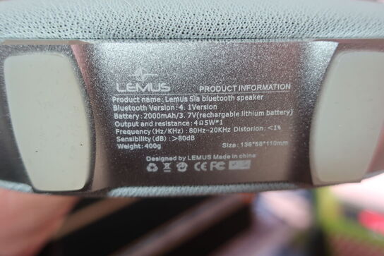 Bluetooth-højtaler LEMUS SIA