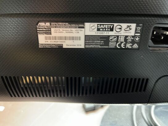 2 stk. 27" PC Skærm  ASUS VS278