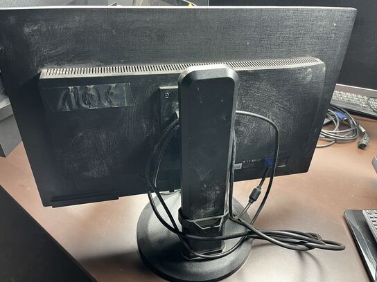 2 stk. 24" PC Skærm AOC