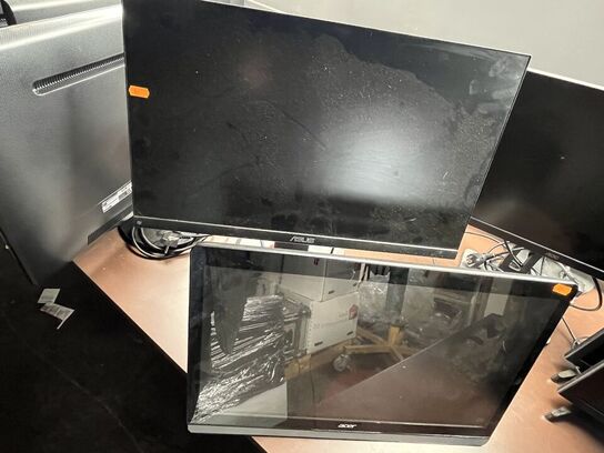 2 stk. PC Skærm ACER 22", ASUS 24"