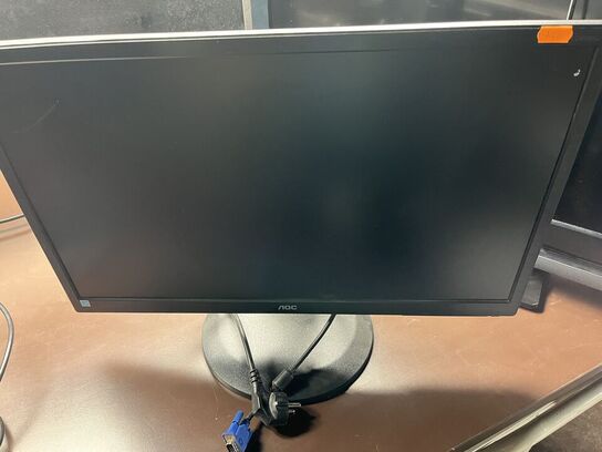 2 stk. 24" PC Skærm AOC