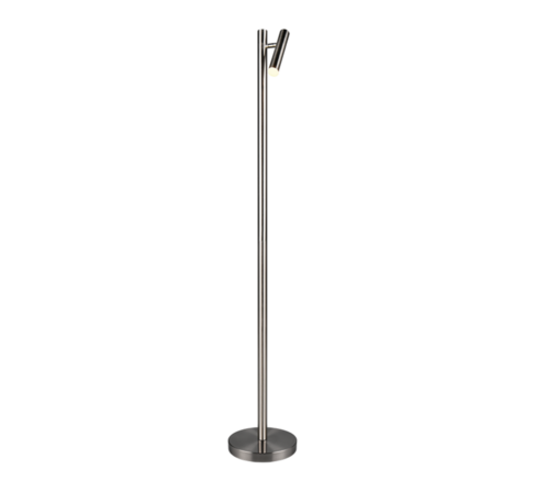 2 stk. trio gomes genopladelig gulvlampe krom(ubrugt)
