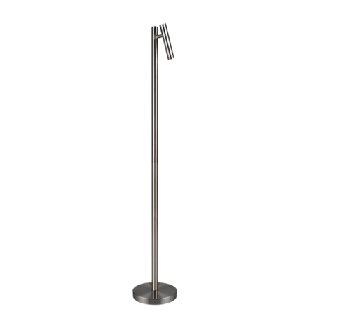 2 stk. trio gomes genopladelig gulvlampe krom(ubrugt)