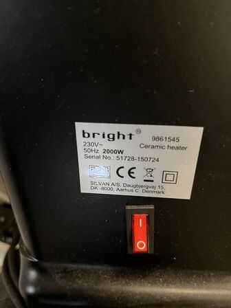 Varmeblæser , 2 pop up pavillion, foldeborde, cafebord