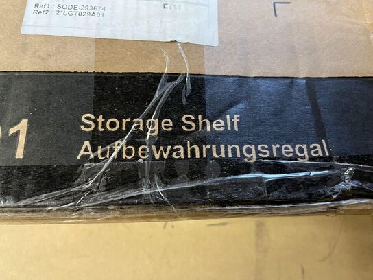 Opbevaringsreol + vitrinedør 40x35 cm VASALGE, IKEA OXBERG