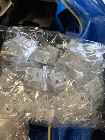 1 pose Div. accessories - Armbånd, Øreringe