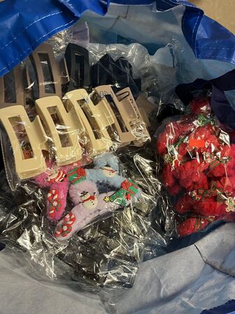 3 poser Hårklemmer + accessories