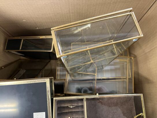 1 ks. Smykkedisplays i glas og messing SØSTRENE GRENE