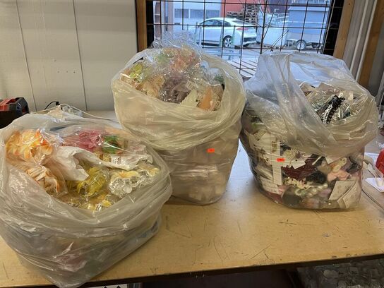 3 poser Hårklemmer + accessories