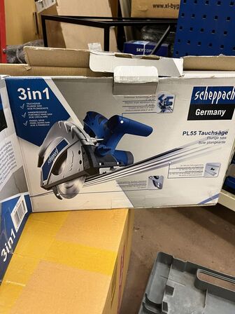 Kapsav 3-1 m. føringsskinne, Borehammer SCEPPACH, BOSCH PL55, PBH 240