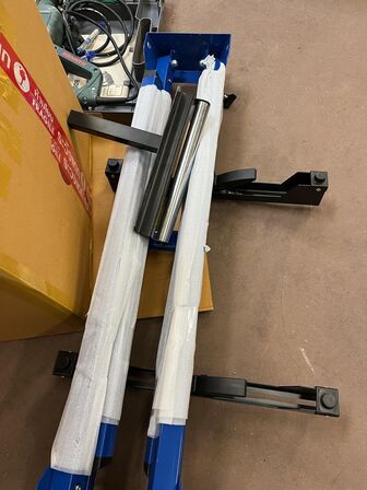 Kapsav 3-1 m. føringsskinne, Borehammer SCEPPACH, BOSCH PL55, PBH 240